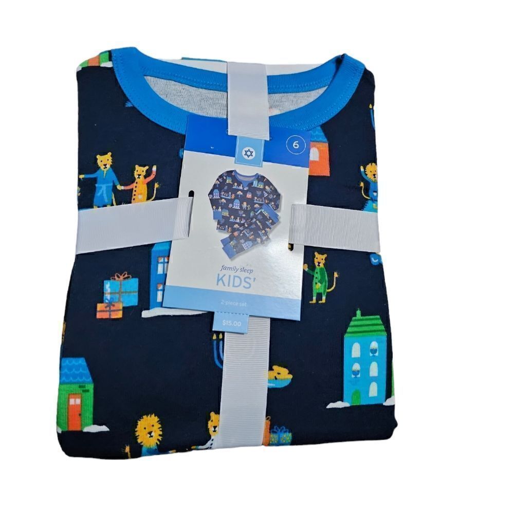 Kids TARGET Hanukkah 2 Piece Pajama Outfit Size 6‎